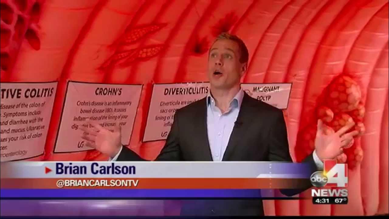 Utah Gastroenterology - Watch the Inflatable Giant Colon on ABC 4 Utah1